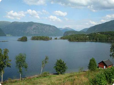 Hornindalsvatnet Lake in Norway